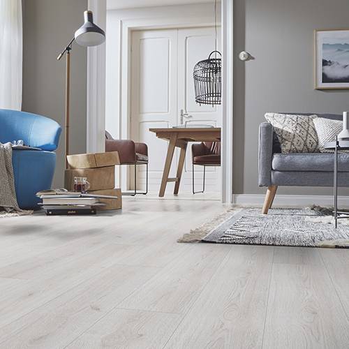 Kronotex laminatgulv Trend White